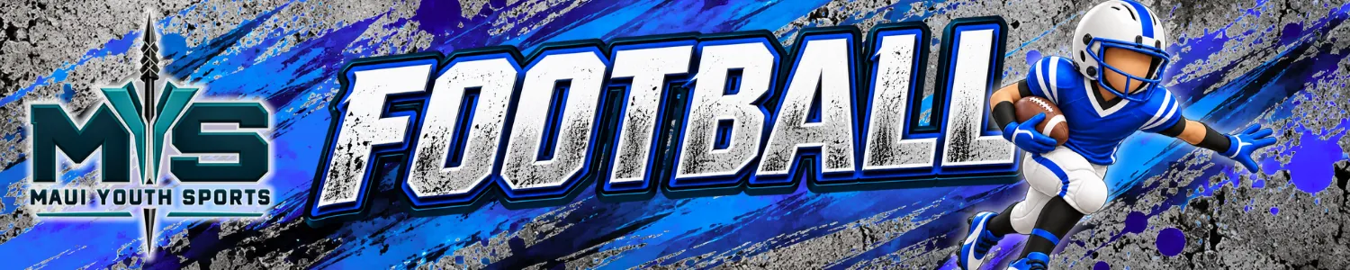 Football — Maui Youth Sports banner