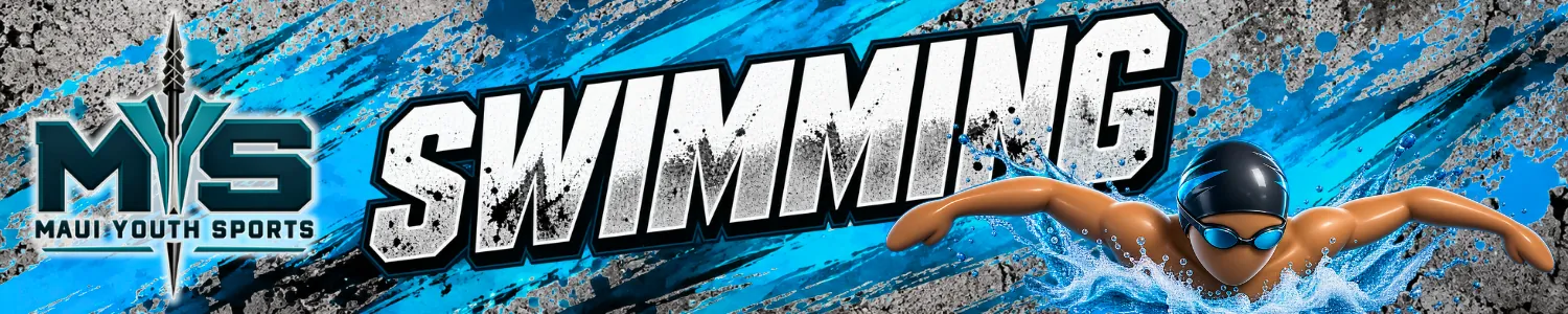 Swimming and diving — Maui Youth Sports banner